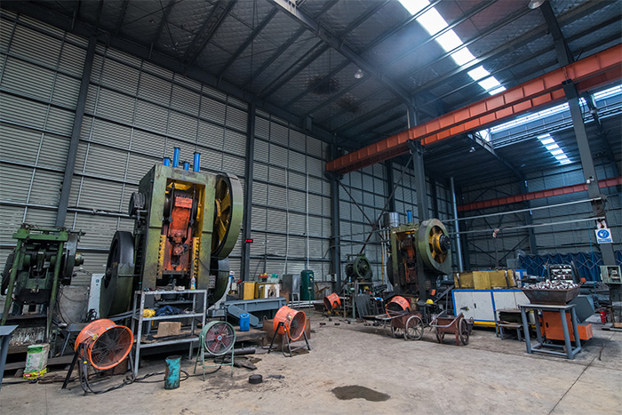 盖州网架配件-锥头加工车间