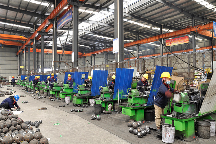 盖州网架锥头车间